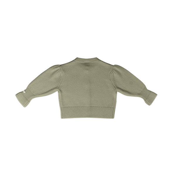 Dakote Cardigan | Dusty Green Metallic
