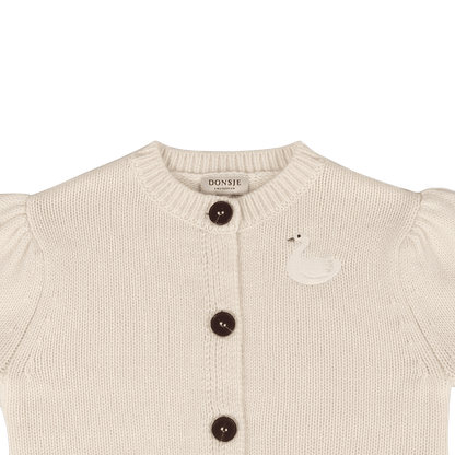 Dakote Cardigan | Swan | Soft Powder