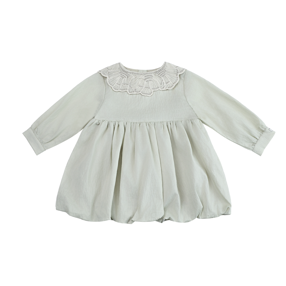 Doriane Dress | Oyster Grey