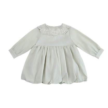 Doriane Dress | Oyster Grey