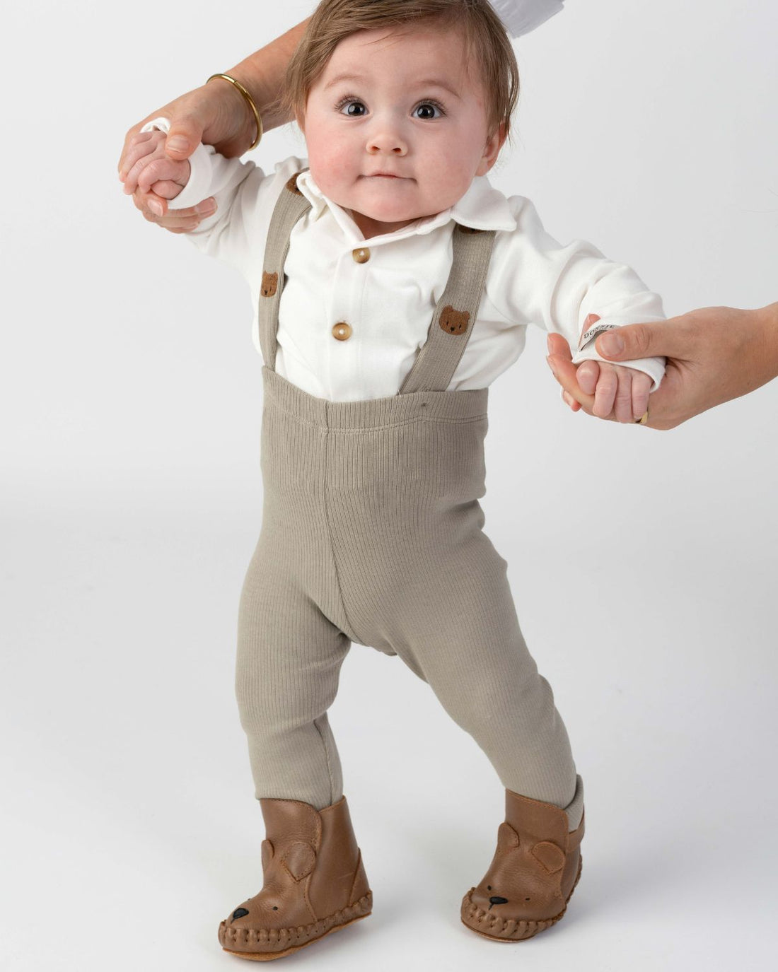 Doutie Leggings | Bears | Dusty Green