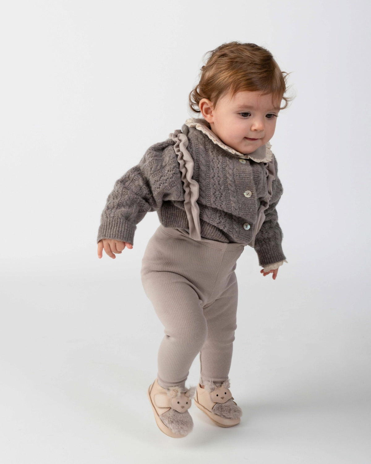Enzi Leggings | Grey Violet