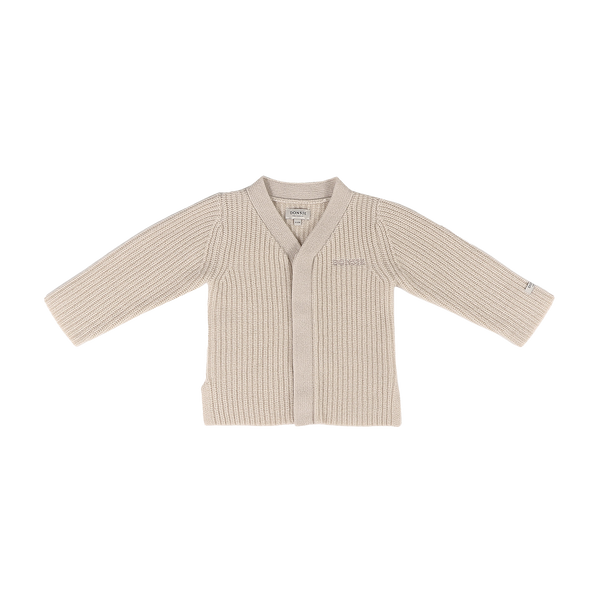 Fennie Merino Wool Cardigan | Soft Sand