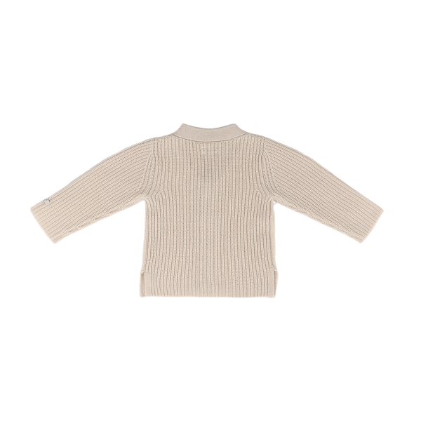 Fennie Merino Wool Cardigan | Soft Sand