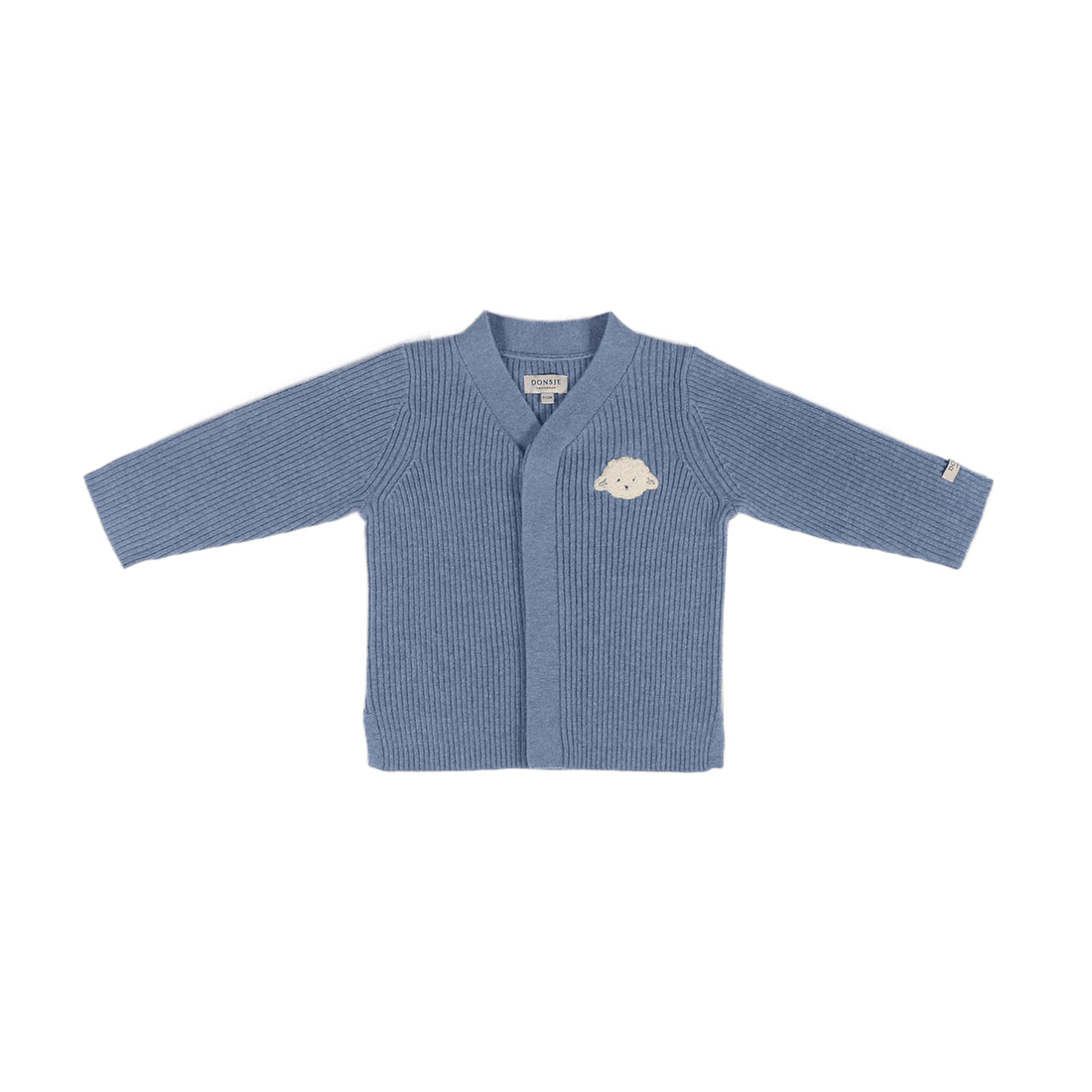 Fennie Merino Wool Cardigan | Lammy | Vintage Blue Melange