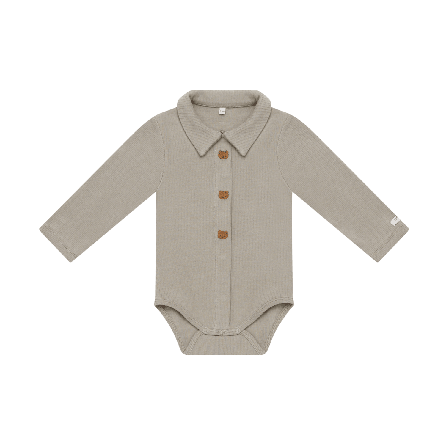 Finnian Bodysuit | Bears | Dusty Green