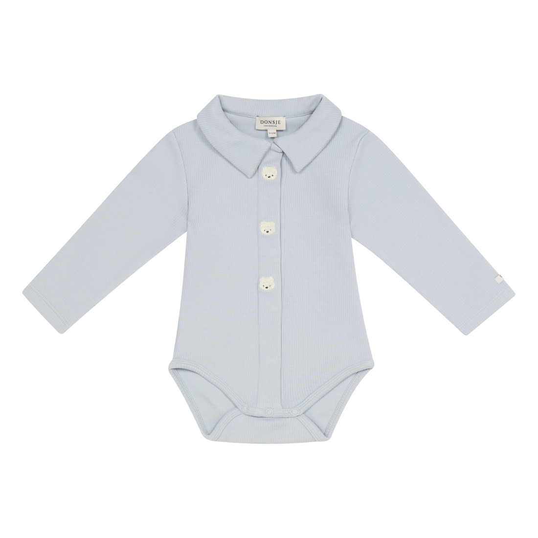 Finnian Bodysuit | Polar Bears | Ice Blue