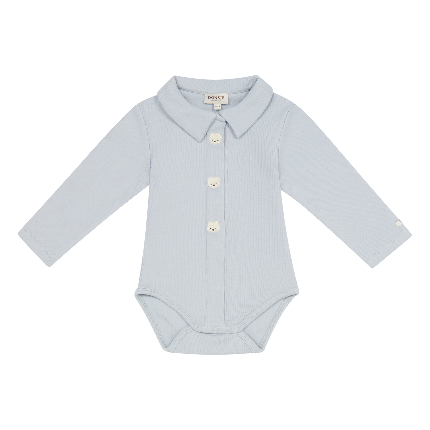 Finnian Bodysuit | Polar Bears | Ice Blue