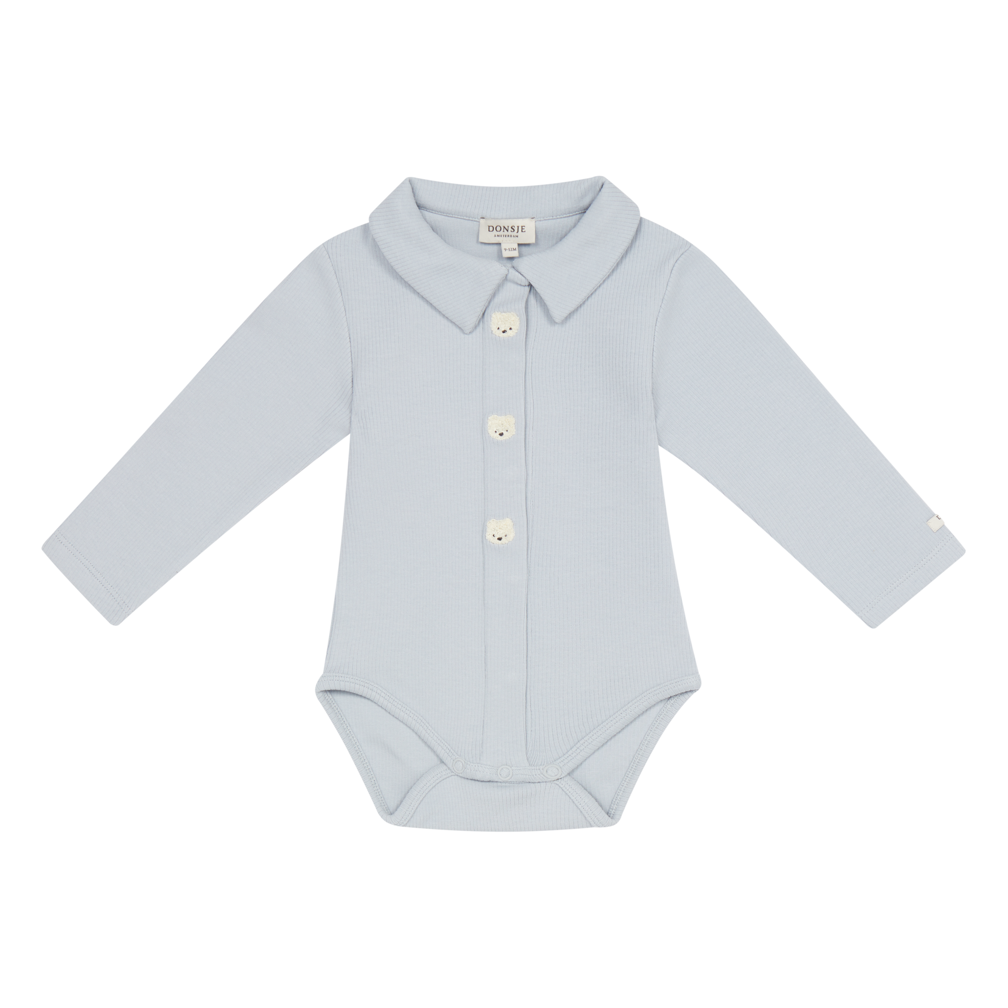 Finnian Bodysuit | Polar Bears | Ice Blue