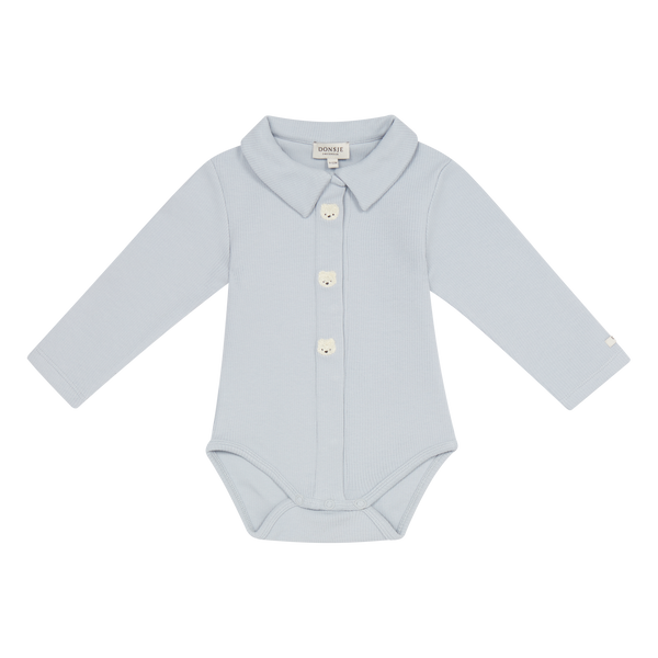 Finnian Bodysuit | Polar Bears | Ice Blue