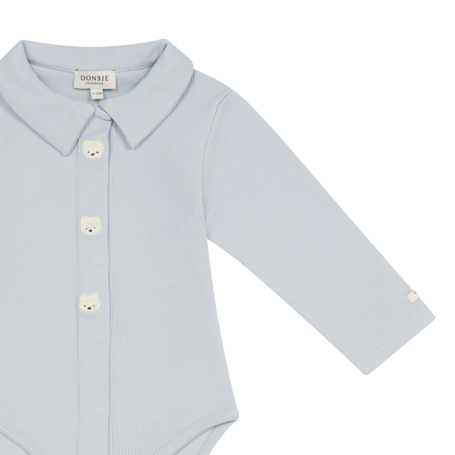 Finnian Bodysuit | Polar Bears | Ice Blue