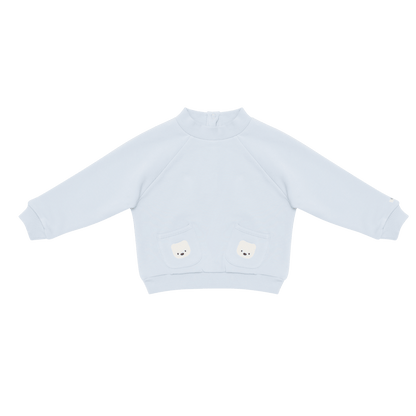 Foppe Sweater | Polar Bears | Ice Blue