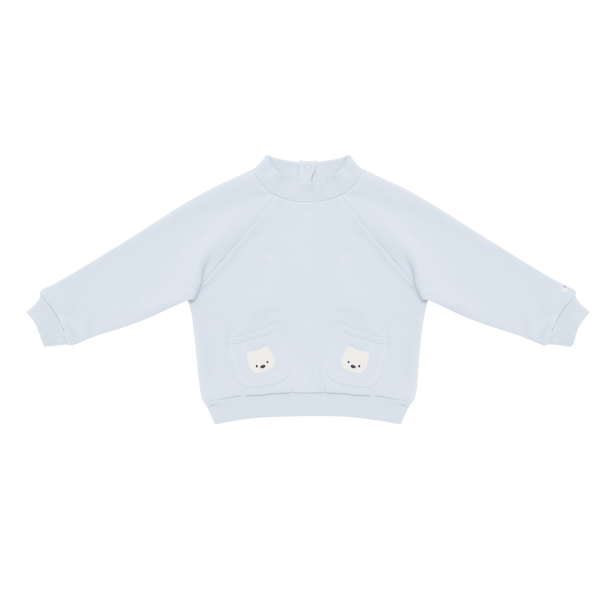 Foppe Sweater | Polar Bears | Ice Blue