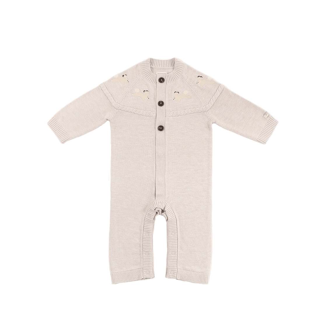 Jorrie Merino Wool Jumpsuit | Arctic Hares | Ash Rose Melange