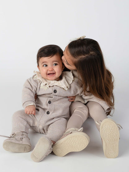 Jorrie Merino Wool Jumpsuit | Arctic Hares | Ash Rose Melange