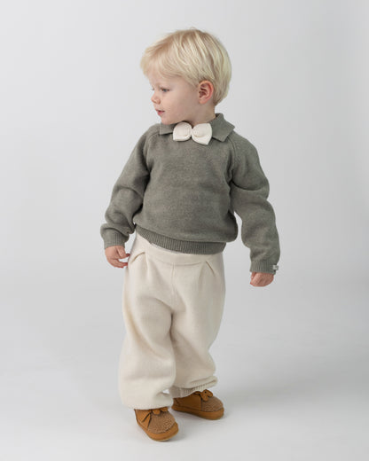 Julas Merino Wool Trousers | Off White
