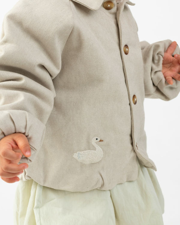 Kesi Jacket | Swans | Soft Taupe