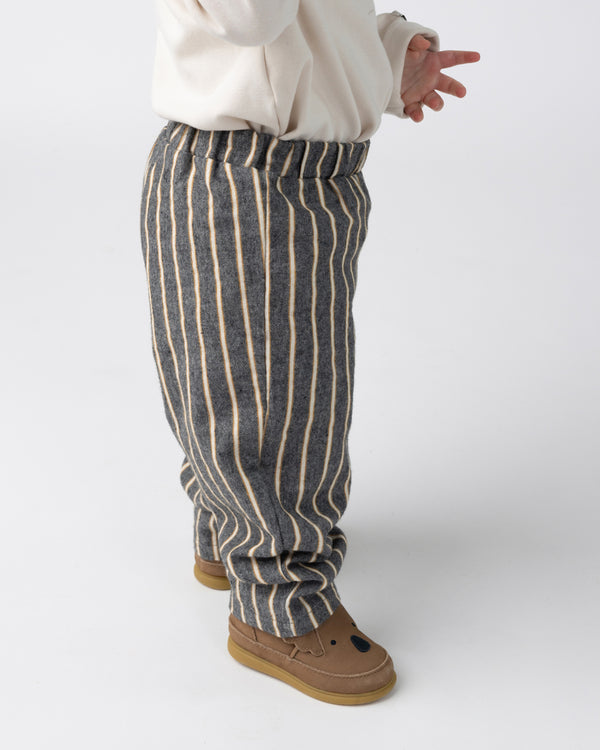 Kespar Trousers | Dark Spruce - Sand Striped