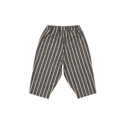 Kespar Trousers | Dark Spruce - Sand Striped