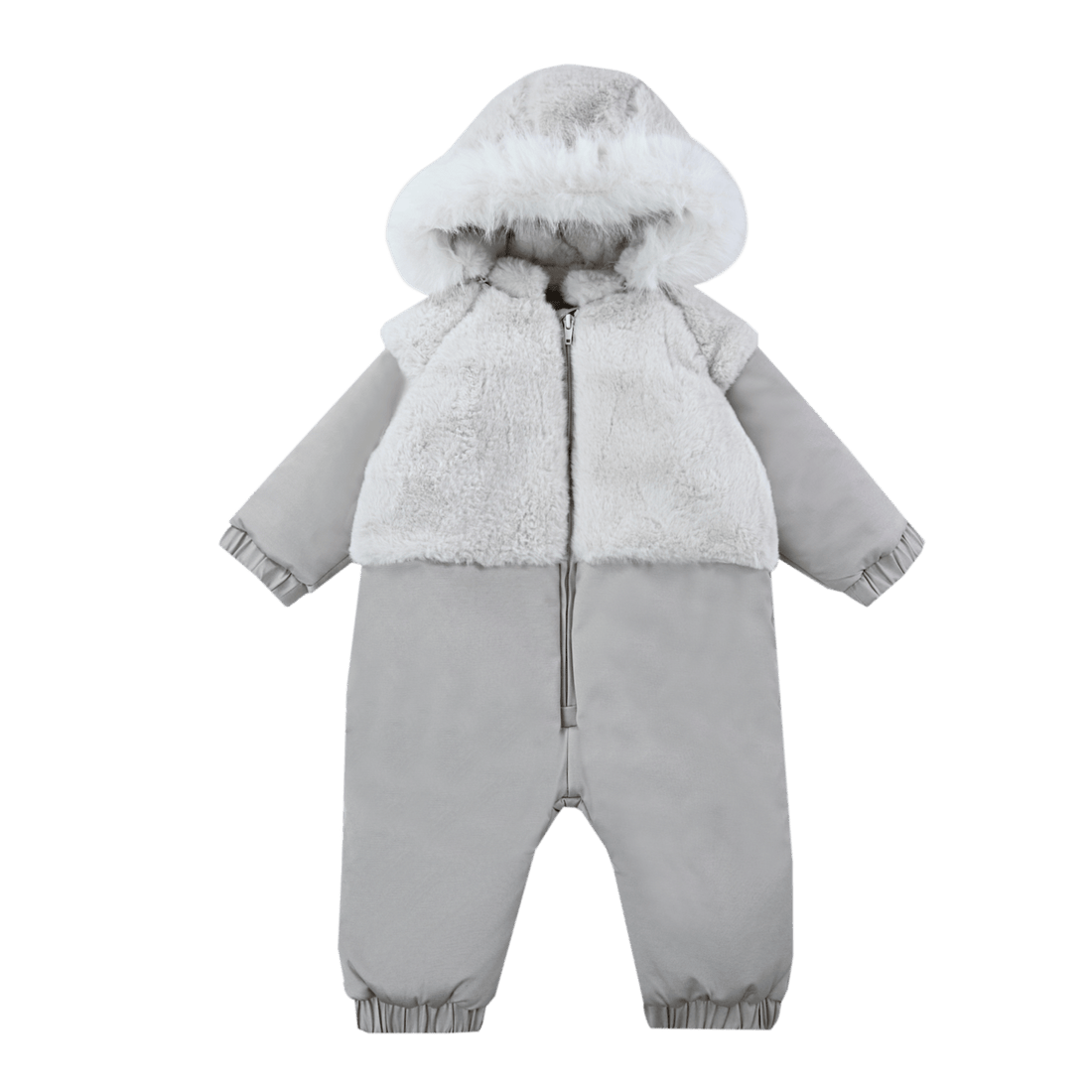 Maevie Overalls | Soft Grey