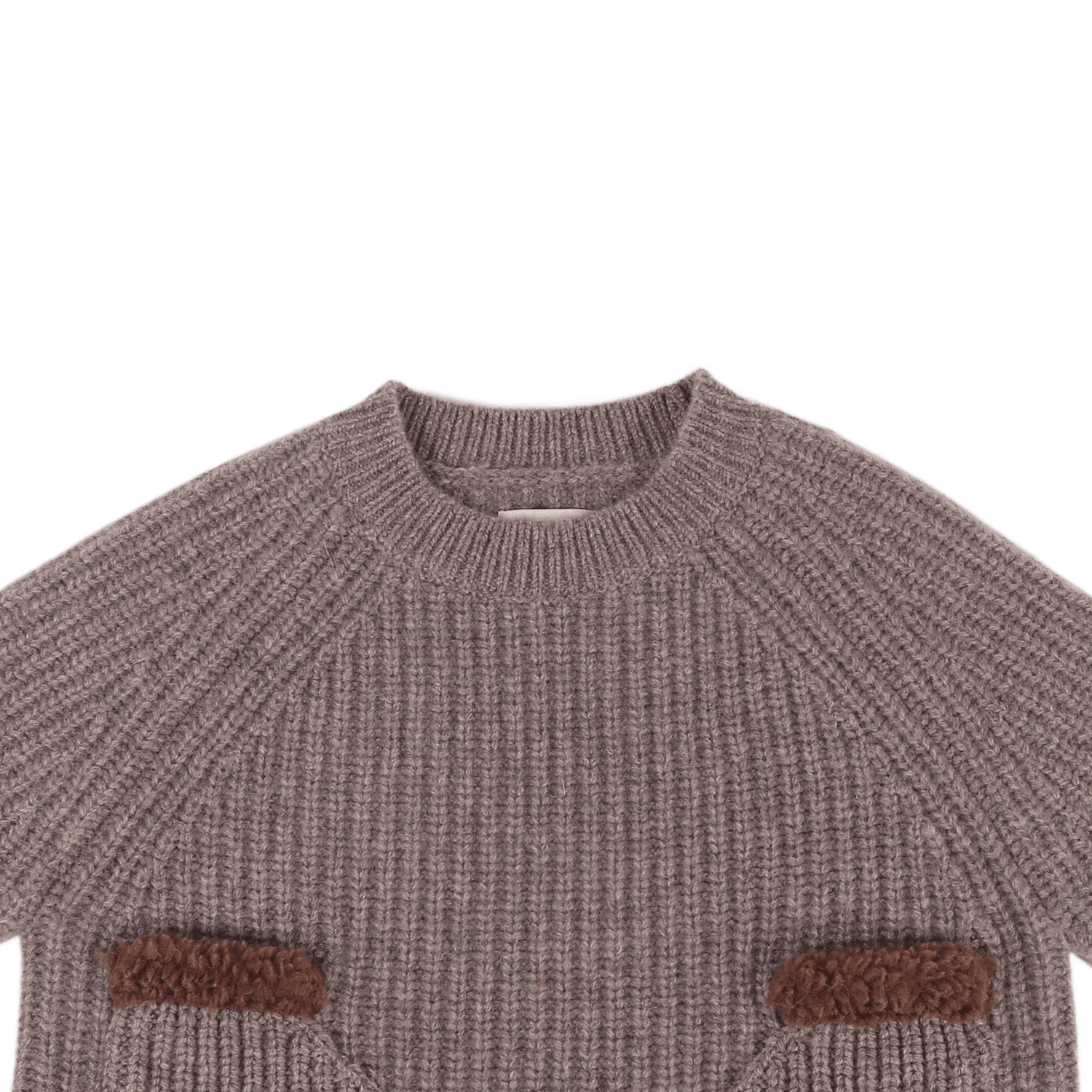Pawien Merino Wool Sweater | Dark Taupe Melange