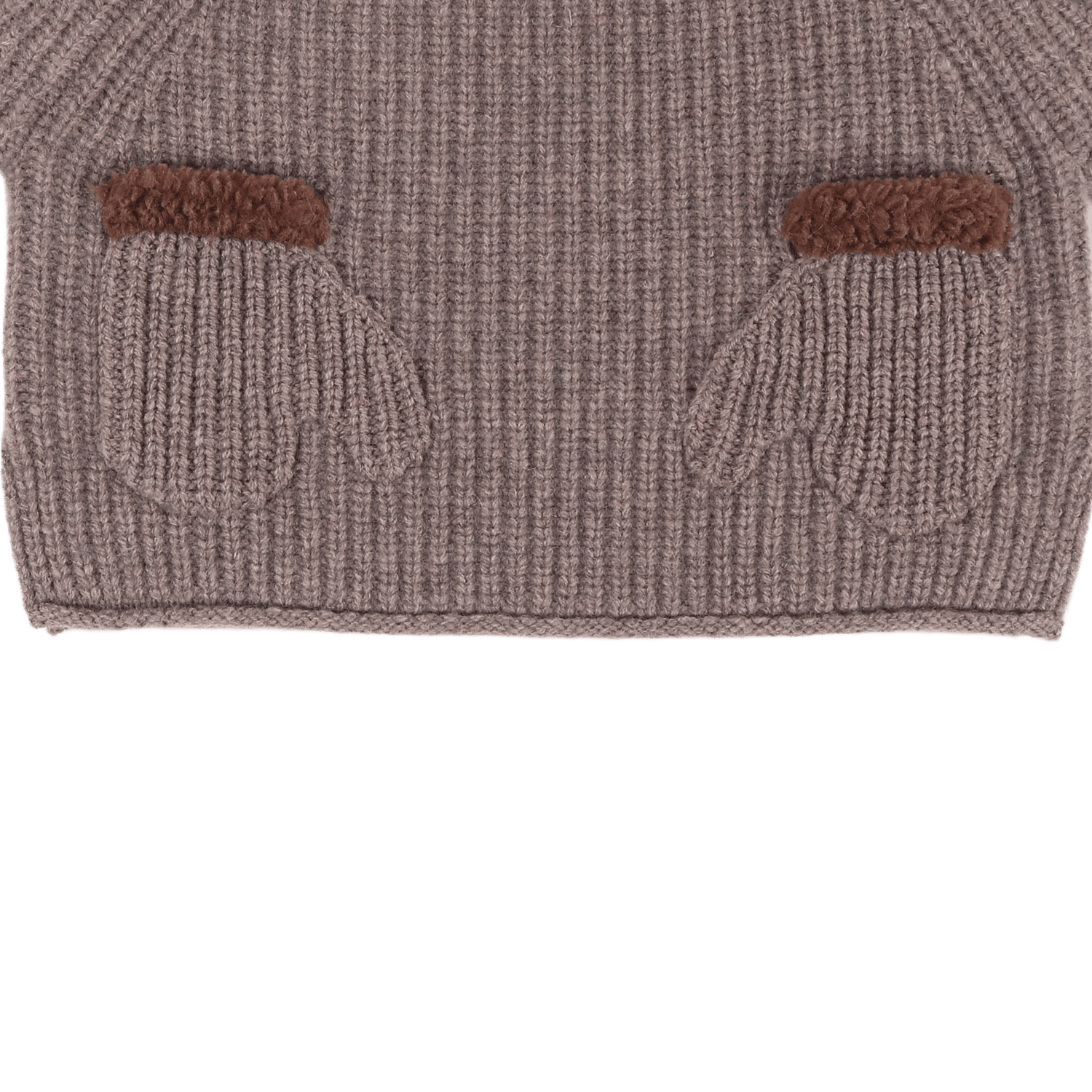 Pawien Merino Wool Sweater | Dark Taupe Melange