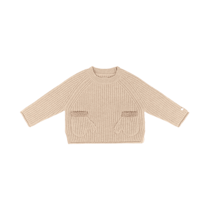 Pawien Merino Wool Sweater | Biscotti Melange