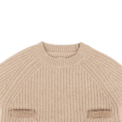 Pawien Merino Wool Sweater | Biscotti Melange