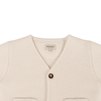 Sege Merino Wool Cardigan | Off White