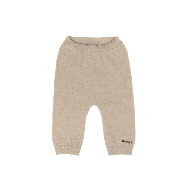 Sevijn Cashmere Wool Trousers | Soft Sand Melange
