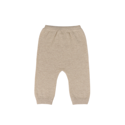 Sevijn Cashmere Wool Trousers | Soft Sand Melange