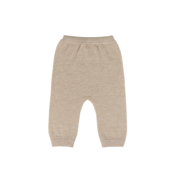 Sevijn Cashmere Wool Trousers | Soft Sand Melange