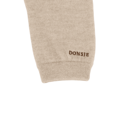 Sevijn Cashmere Wool Trousers | Soft Sand Melange