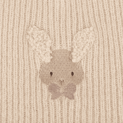 Vikkie Merino Wool Dress | Fluffy Bunny | Soft Sand