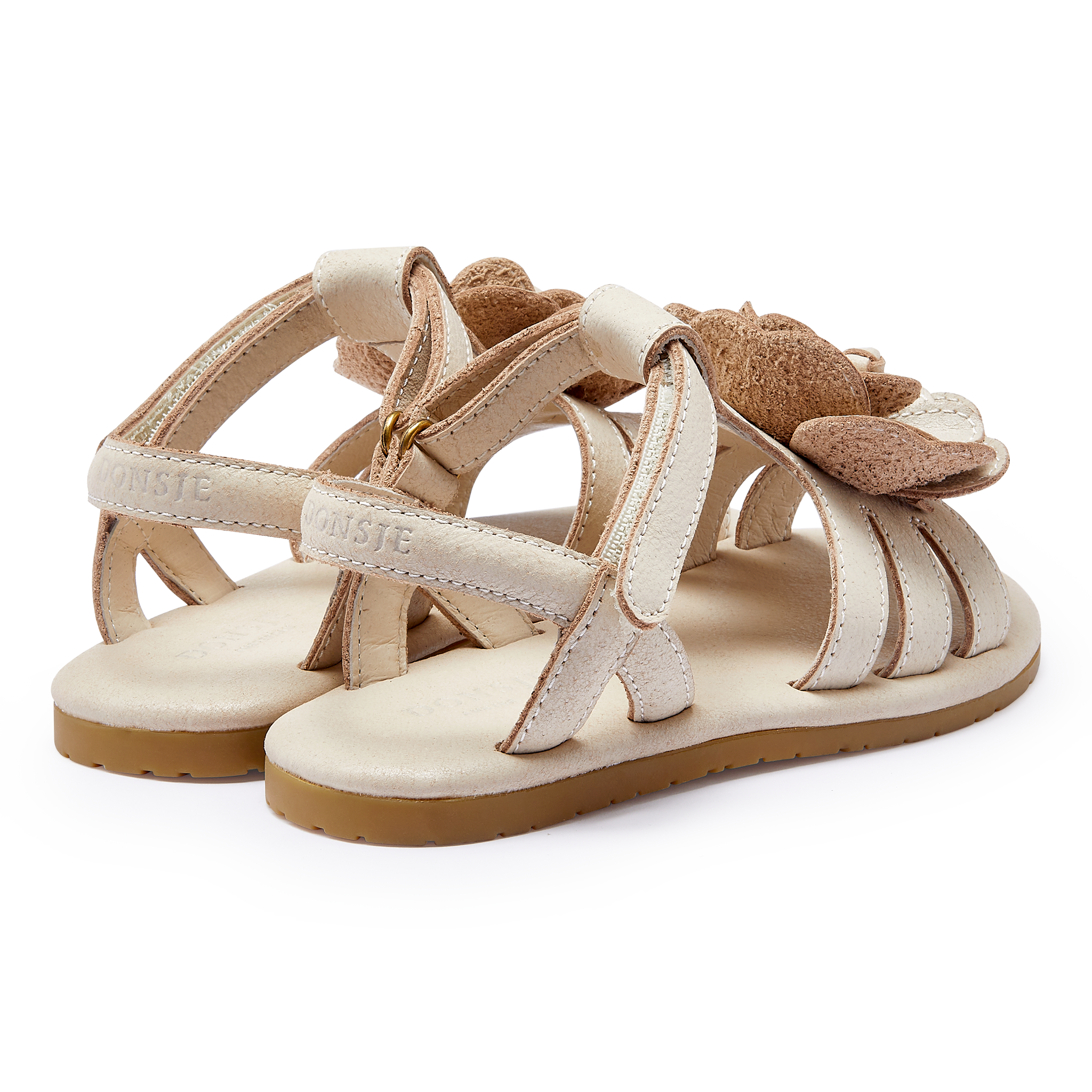 Iles Fields Sandals | White Buttercup | Cream Leather