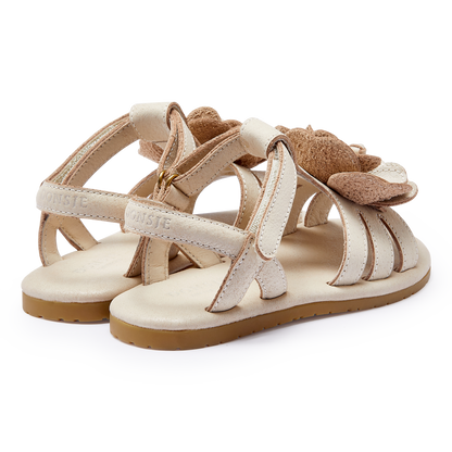 Iles Fields Sandals | White Buttercup | Cream Leather