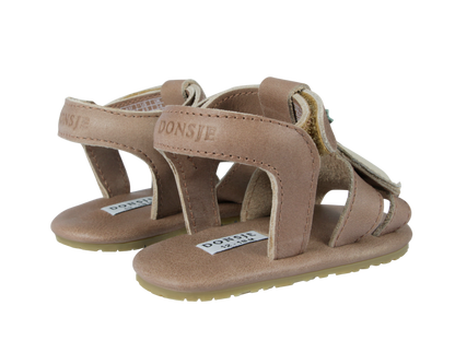Qlops Sandals | Boat | Nutmeg Leather