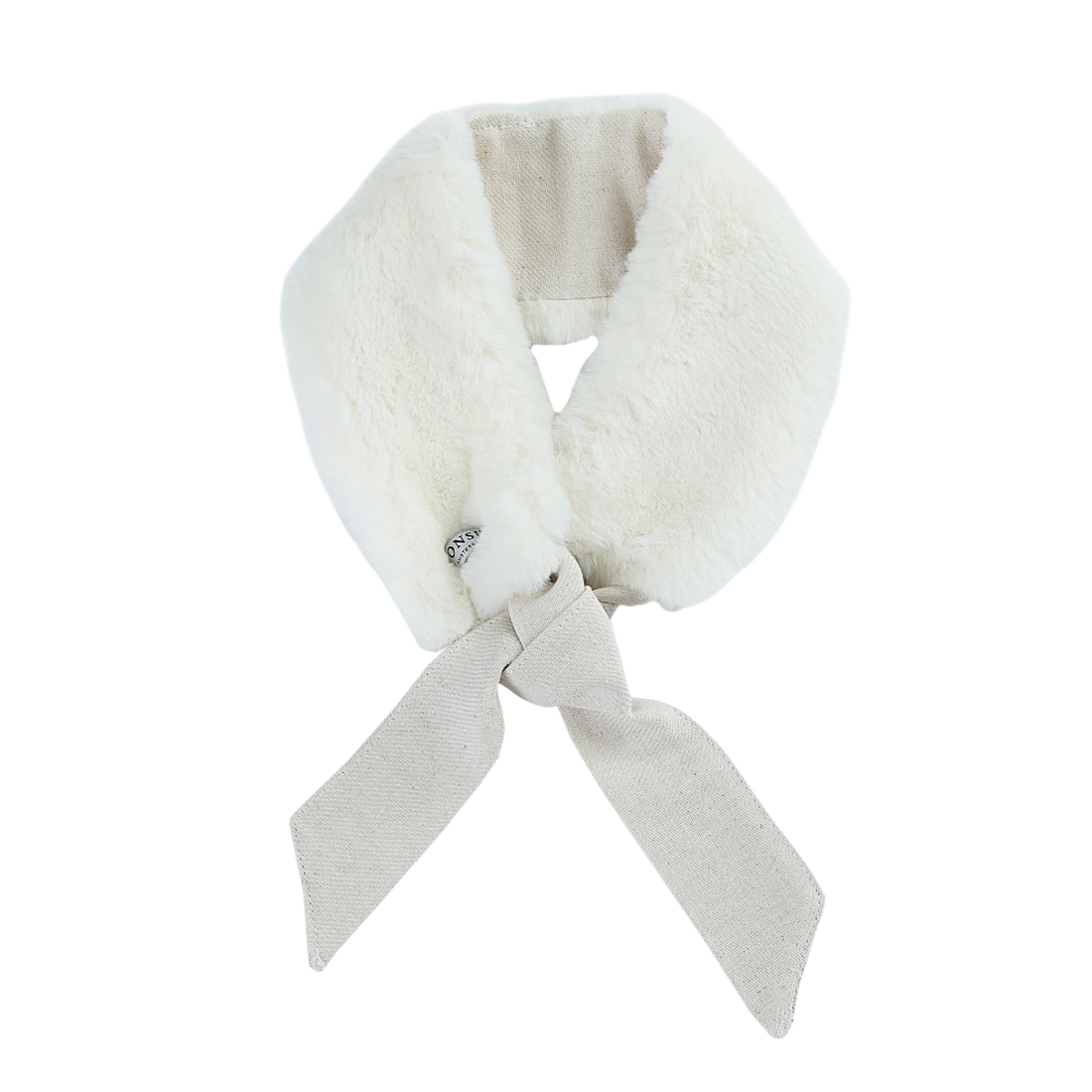 Ella Headband | Off White Teddy