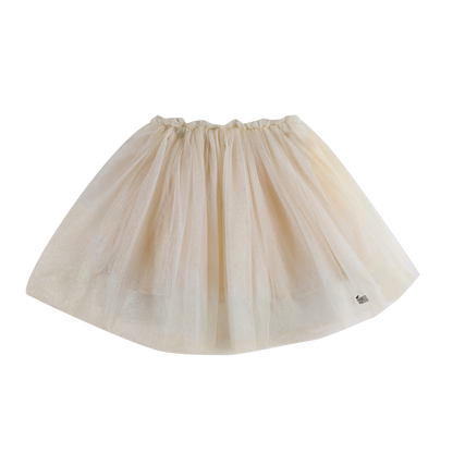 Pien Skirt | Off White Metallic