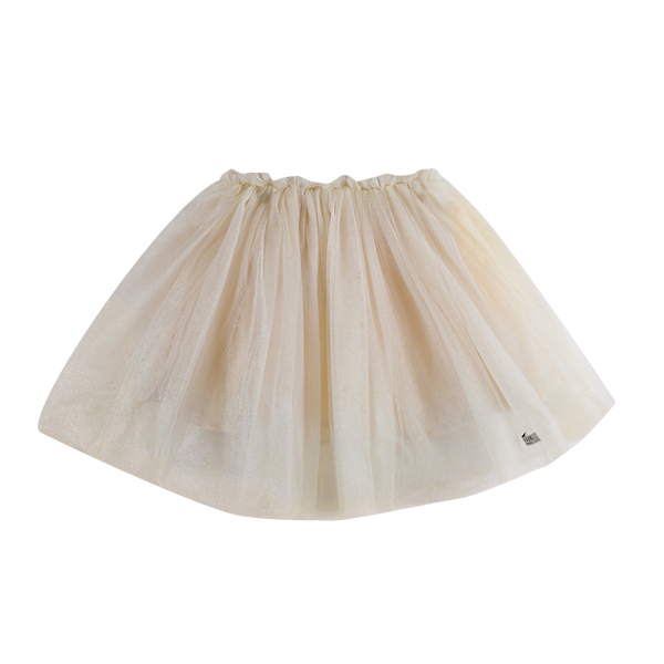 Pien Skirt | Off White Metallic