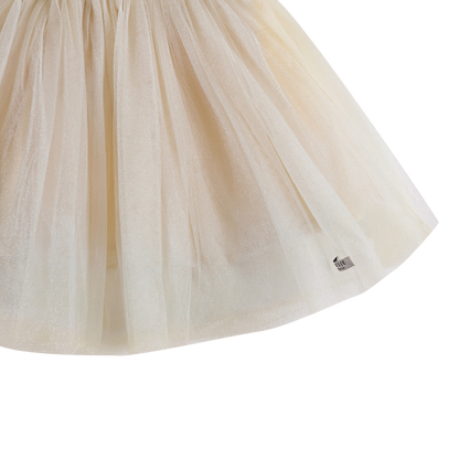 Pien Skirt | Off White Metallic