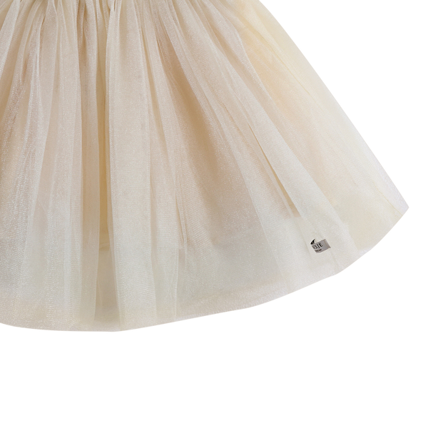 Pien Skirt | Off White Metallic