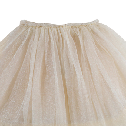 Pien Skirt | Off White Metallic