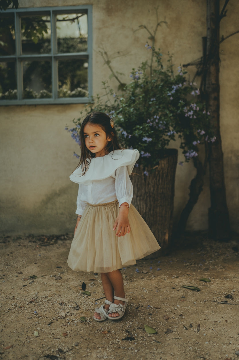 Donsje Amsterdam Rieta Baby Girls Skirt In Old Pink main image 0