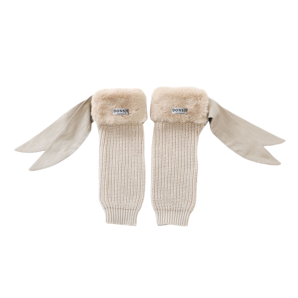 Fida Legwarmers | Light Teddy
