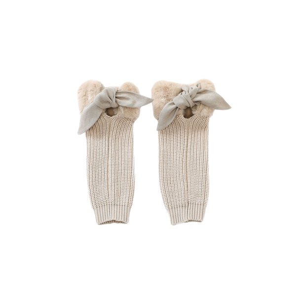 Fida Legwarmers | Light Teddy
