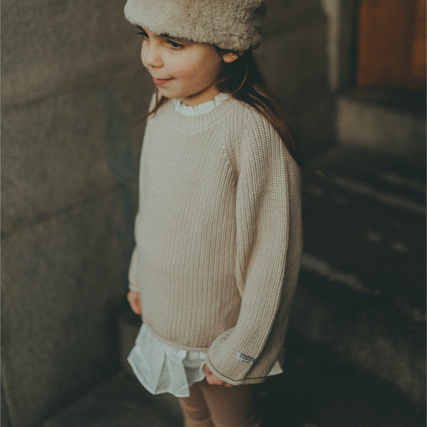 Flossy Sweater | Soft Sand