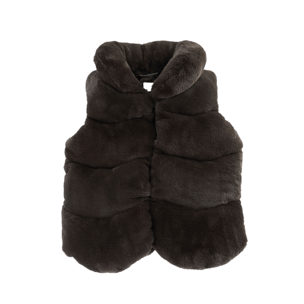Jane Bodywarmer | Forest Brown Teddy