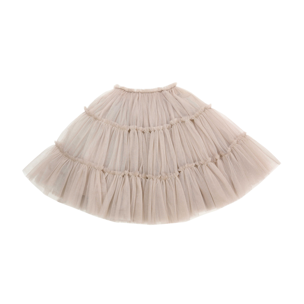 Tess Skirt | Soft Grey Metallic