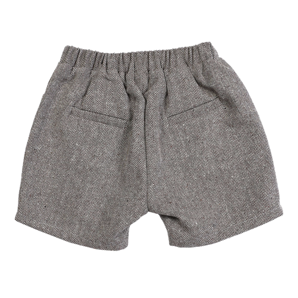Fifi Shorts | Woody Brown Tweed